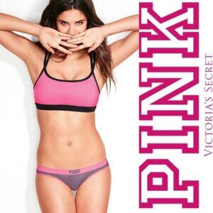 Victoria’s Secret PINK | Pink And Black Yoga Sports Bra | Size Small